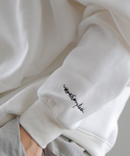 Mark Gonzales（マーク・ゴンザレス）の「Mark Gonzales/マークゴンザレス 別注 ビッグシルエット プリント 刺繍 裏起毛 長袖 スウェット パーカー オーバーサイズ（パーカー・メンズ・ホワイト/ブラック/ダークグリーン/グレー/ブルー/ホワイト系その他/ブラック系その他/グレー系その他/グリーン系その他/ホワイト系その他2/ブラック系その他2/ブラック系その他3・M/L）」の13枚目の写真