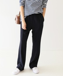 SLOBE IENA | ピンタックセミフレアパンツ【ウエストゴム/手洗い可能】◆(その他パンツ)