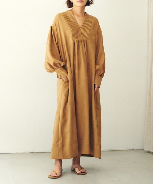 OUTERSUNSET（アウターサンセット）の「eco suede one piece