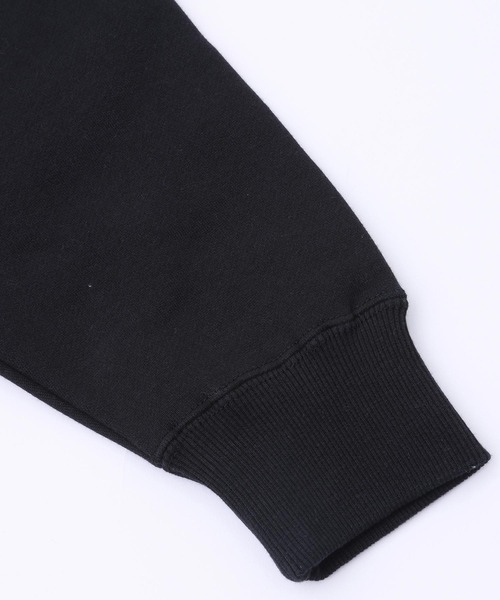 MILKFED.（ミルクフェド）の「EMBROIDERED BAR BIG SWEAT HOODIE（パーカー・レディース・ブラック/ベージュ/ネイビー/オフホワイト/ライトグリーン/ライトピンク/A/B/アッシュ・ONE SIZE）」の16枚目の写真