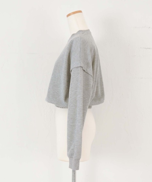 SEA DRESS(シードレス)の「裏毛ショートデザインヨガトップス(Tシャツ/カットソー・レディース・杢グレー/ピンク/オフホワイト・M/L)」の20枚目の写真