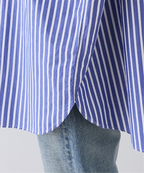 JOURNAL STANDARD LUXE（ジャーナルスタンダード　ラックス）の「アソート スタンドシャツ（シャツ/ブラウス・レディース・ホワイト/ネイビー/コバルトブルー・FREE）」の8枚目の写真