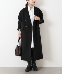 JOURNAL STANDARD | スーパーエクストラファインウールVネックコート◆(ノーカラーコート)