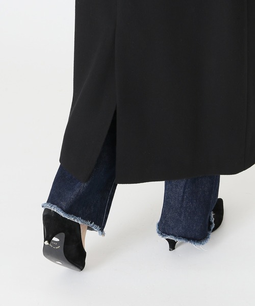 JOURNAL STANDARD(ジャーナルスタンダード)の「スーパーエクストラファインウールVネックコート◆(ノーカラーコート・レディース・ブラック/ベージュ/グレー・S/M)」の14枚目の写真