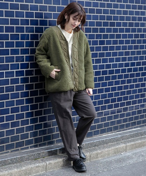 studio CLIP（スタディオクリップ）の「【満点いつものパンツ】柔らかストレッチイージーパンツ[プラスサイズ]（その他パンツ・レディース・ラベンダー/グリーン/ブルー/モカ/スモーク/オフホワイト/マスタード/カーキ/イエロー系その他/ダークグレー・LARGE/SMALL/XX-LARGE/X-LARGE/XXX-LARGE/MEDIUM）」の13枚目の写真