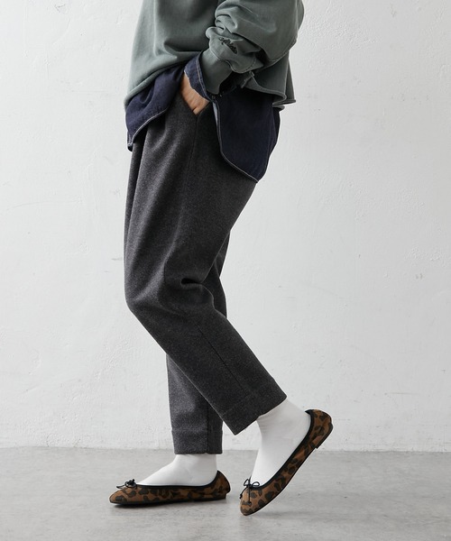 PUAL CE CIN（ピュアルセシン）の「圧縮ジャージテーパードパンツ（その他パンツ・レディース・チャコールグレー/ブラック/オートミール・FREE）」の16枚目の写真