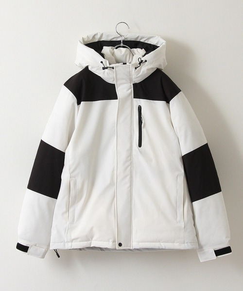 ZIP FIVE(ジップファイブ)の「【ZIP FIVE】ストレッチ中綿マウンテンダウンジャケット(ダウンジャケット/コート・メンズ・ホワイト/ブラック/カーキ/キャメル/ブラック×カーキ/ホワイト×ブラック・LARGE/X-LARGE/MEDIUM)」の3枚目の写真