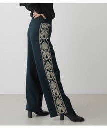 DAMASK PATTERN KNIT PANTS/ダマスクパターンニットパンツ