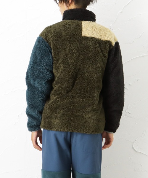 Mac-House（マックハウス）の「CAPTAIN STAG キャプテンスタッグ ボアスタンドジャケット（その他アウター・メンズ・ブラック/ベージュ/ネイビー・M/L/XL）」の9枚目の写真