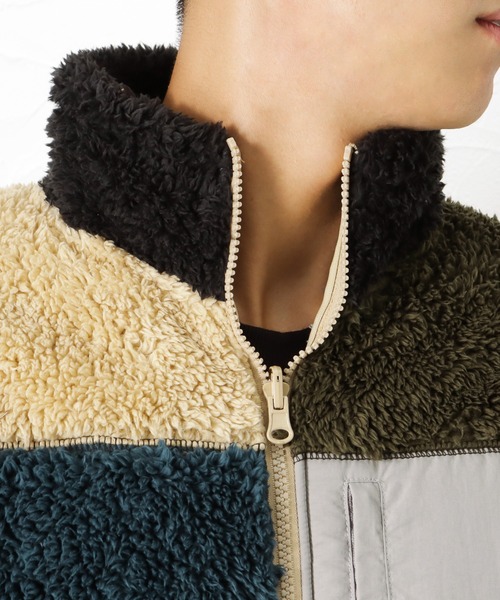 Mac-House（マックハウス）の「CAPTAIN STAG キャプテンスタッグ ボアスタンドジャケット（その他アウター・メンズ・ブラック/ベージュ/ネイビー・M/L/XL）」の10枚目の写真