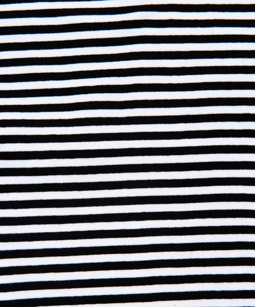 PUNYUS（プニュズ）の「ボーダーハイネックロンT（Tシャツ/カットソー・レディース・ホワイト・3/2/1/4）」の5枚目の写真