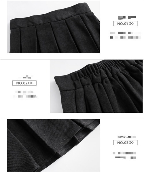 FREE STYLISTS（フリー スタイリスト）の「春新品　プリーツスカート（スカート・レディース・グリーン/ブラウン/ブラック/ボルドー/グレー/ライトベージュ・M/S/L）」の13枚目の写真