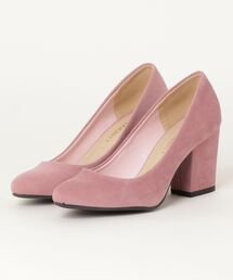 LibertyDoll ポインテッドトゥ8㎝チャンキーヒール走れる美脚パンプス