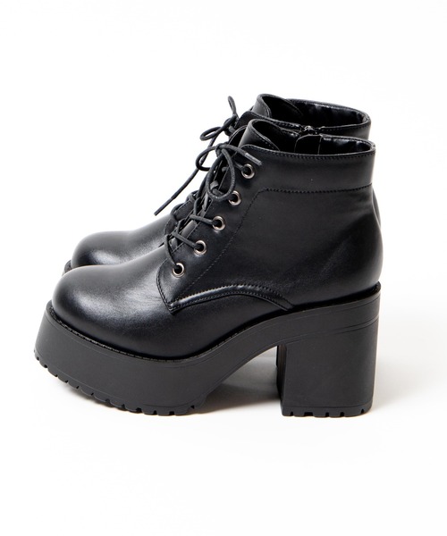 WEGO(ウィゴー)の「WEGO/ヒールブーツ(ブーツ・レディース・ブラック/ブラック系その他・MEDIUM/LARGE)」の19枚目の写真