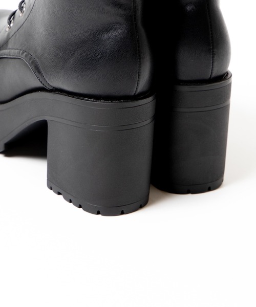 WEGO(ウィゴー)の「WEGO/ヒールブーツ(ブーツ・レディース・ブラック/ブラック系その他・MEDIUM/LARGE)」の13枚目の写真
