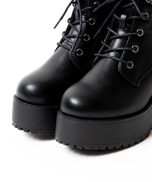 WEGO(ウィゴー)の「WEGO/ヒールブーツ(ブーツ・レディース・ブラック/ブラック系その他・MEDIUM/LARGE)」の18枚目の写真