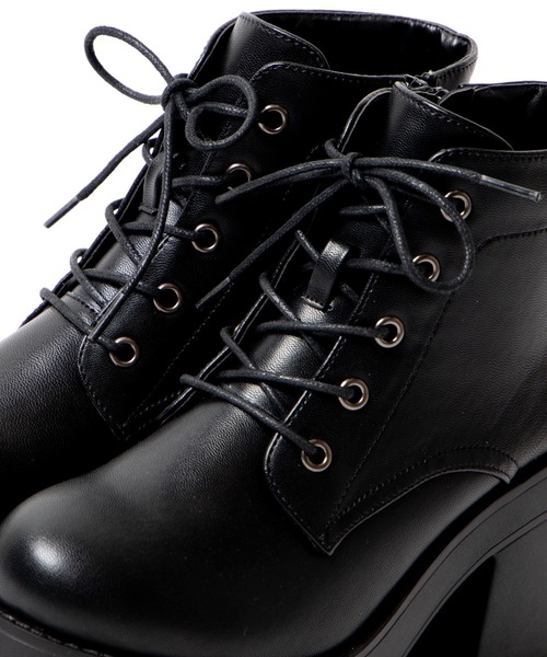 WEGO(ウィゴー)の「WEGO/ヒールブーツ(ブーツ・レディース・ブラック/ブラック系その他・MEDIUM/LARGE)」の11枚目の写真