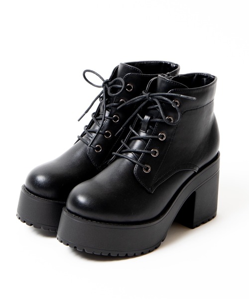 WEGO(ウィゴー)の「WEGO/ヒールブーツ(ブーツ・レディース・ブラック/ブラック系その他・MEDIUM/LARGE)」の16枚目の写真