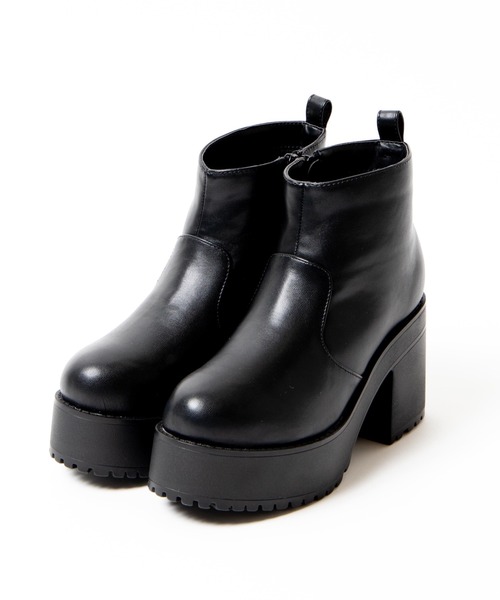 WEGO(ウィゴー)の「WEGO/ヒールブーツ(ブーツ・レディース・ブラック/ブラック系その他・MEDIUM/LARGE)」の10枚目の写真