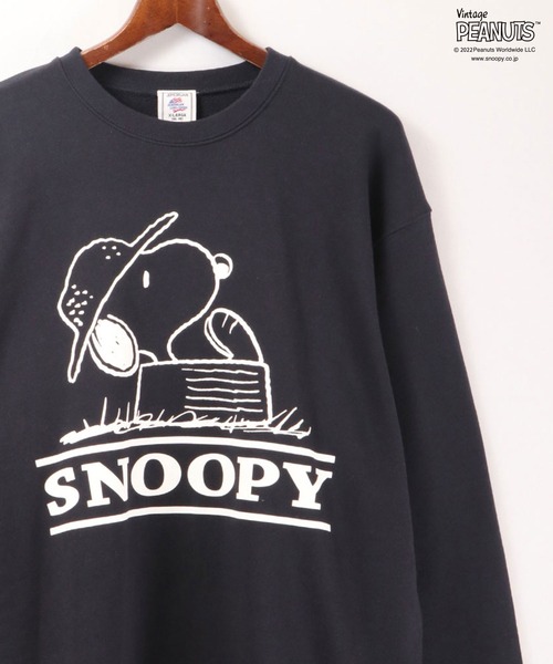 セール Peanuts Jemorgan Peanuts ピーナッツ のスウェット Peanuts Jemorgan コラボ コラボ Snoopy スウェット 裏毛スウェットクルー トップス Peanuts ピーナッツ のファッション