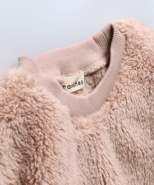 BRANSHES(ブランシェス)の「ボアワンピース(ワンピース・キッズ・ライトグレー/ピンク/アイボリー・90/100/110/120/130/140/150)」の18枚目の写真
