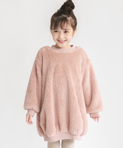 BRANSHES(ブランシェス)の「ボアワンピース(ワンピース・キッズ・ライトグレー/ピンク/アイボリー・90/100/110/120/130/140/150)」の21枚目の写真