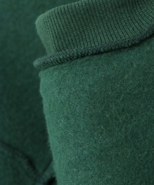 VENCEEXCHANGE（ヴァンスエクスチェンジ）の「裏起毛カレッジロゴクロップドプルオーバー（スウェット・レディース・オフホワイト/ブラック/グリーン・M）」の6枚目の写真