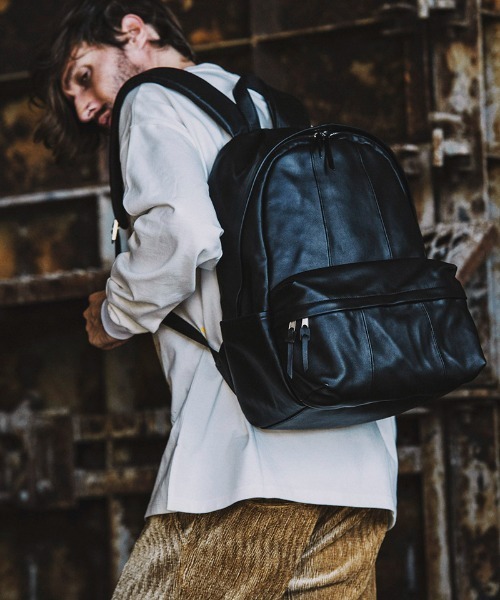 NO ID.（ノーアイディ）の「mko10222-ｶｳﾚｻﾞｰﾊﾞｯｸﾞﾊﾟｯｸ（バックパック/リュック・メンズ・ブラック・ONE SIZE）」の20枚目の写真