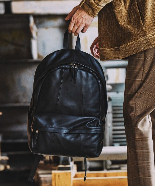 NO ID.（ノーアイディ）の「mko10222-ｶｳﾚｻﾞｰﾊﾞｯｸﾞﾊﾟｯｸ（バックパック/リュック・メンズ・ブラック・ONE SIZE）」の3枚目の写真