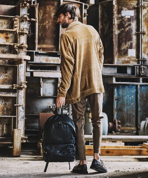 NO ID.（ノーアイディ）の「mko10222-ｶｳﾚｻﾞｰﾊﾞｯｸﾞﾊﾟｯｸ（バックパック/リュック・メンズ・ブラック・ONE SIZE）」の13枚目の写真