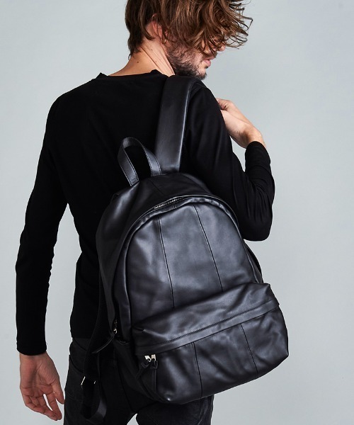 NO ID.（ノーアイディ）の「mko10222-ｶｳﾚｻﾞｰﾊﾞｯｸﾞﾊﾟｯｸ（バックパック/リュック・メンズ・ブラック・ONE SIZE）」の11枚目の写真