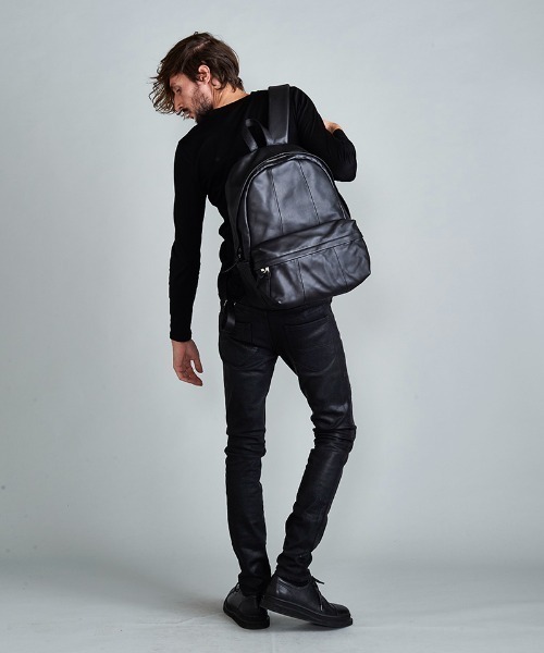 NO ID.（ノーアイディ）の「mko10222-ｶｳﾚｻﾞｰﾊﾞｯｸﾞﾊﾟｯｸ（バックパック/リュック・メンズ・ブラック・ONE SIZE）」の18枚目の写真