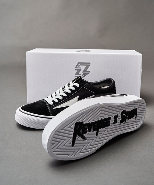 リベンジストーム REVENGE×STORM スニーカー 黒 白 ブラック Revenge