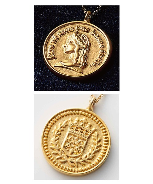 IEDIT（イディット）の「ＩＥＤＩＴ　ほんのりピンクな貝パール＆コインネックレスセット〈ゴールド〉（ネックレス・レディース・ピンク・ONE SIZE）」の12枚目の写真