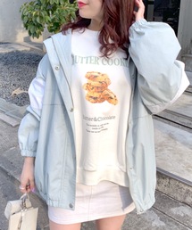 配色マウンテンパーカー