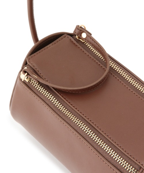 ROPE' PICNIC(ロペピクニック)の「【WEB限定】スムースドラム型ミニショルダーバッグ(ドラムバッグ・レディース・ブラック/ベージュ/ブラウン・FREE)」の11枚目の写真