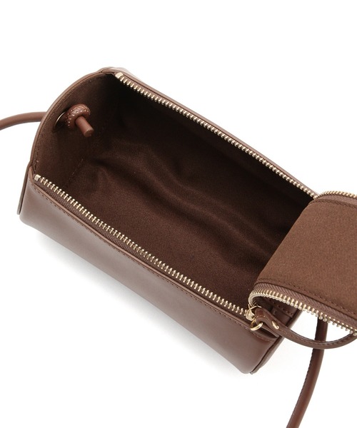 ROPE' PICNIC(ロペピクニック)の「【WEB限定】スムースドラム型ミニショルダーバッグ(ドラムバッグ・レディース・ブラック/ベージュ/ブラウン・FREE)」の12枚目の写真