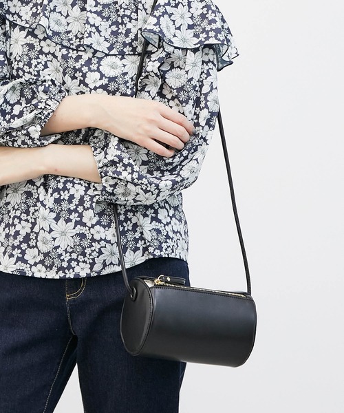 ROPE' PICNIC(ロペピクニック)の「【WEB限定】スムースドラム型ミニショルダーバッグ(ドラムバッグ・レディース・ブラック/ベージュ/ブラウン・FREE)」の18枚目の写真