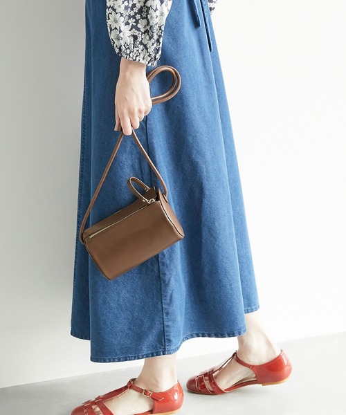 ROPE' PICNIC(ロペピクニック)の「【WEB限定】スムースドラム型ミニショルダーバッグ(ドラムバッグ・レディース・ブラック/ベージュ/ブラウン・FREE)」の16枚目の写真