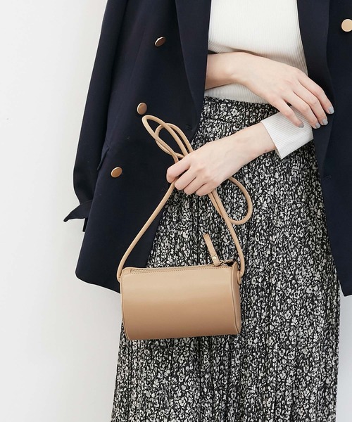 ROPE' PICNIC(ロペピクニック)の「【WEB限定】スムースドラム型ミニショルダーバッグ(ドラムバッグ・レディース・ブラック/ベージュ/ブラウン・FREE)」の17枚目の写真