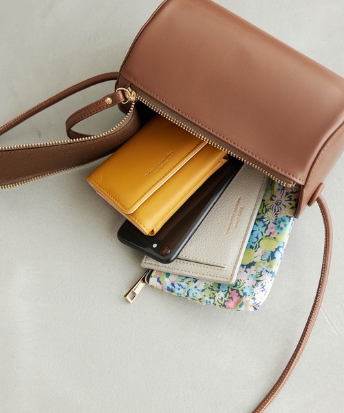 ROPE' PICNIC(ロペピクニック)の「【WEB限定】スムースドラム型ミニショルダーバッグ(ドラムバッグ・レディース・ブラック/ベージュ/ブラウン・FREE)」の20枚目の写真