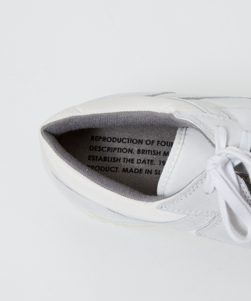 REPRODUCTION OF FOUND（リプロダクションオブファウンド）の「【REPRODUCTION OF FOUND】ブリティッシュ ミリタリー トレーナー（スニーカー・メンズ・ホワイト/ベージュ・41/42/43）」の14枚目の写真