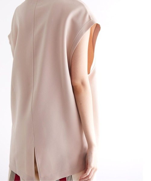 TAUPE(トープ)の「TAUPE/トープ/リラクションフレンチスリーブTEE(Tシャツ/カットソー・メンズ・ブラック/ベージュ・2/3)」の19枚目の写真