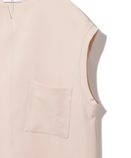 TAUPE(トープ)の「TAUPE/トープ/リラクションフレンチスリーブTEE(Tシャツ/カットソー・メンズ・ブラック/ベージュ・2/3)」の13枚目の写真