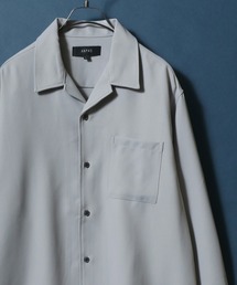 ANPAS（アンパス）の「ANPAS Twill Fabric Oversized Open Collar Shirt/別注 ツイル オーバーサイズ オープンカラーシャツ / 長袖シャツ メンズ 開襟シャツ（シャツ/ブラウス）」