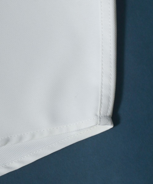 ANPAS(アンパス)の「ANPAS Twill Fabric Oversized Open Collar Shirt/別注 ツイル オーバーサイズ オープンカラーシャツ / 長袖シャツ メンズ 開襟シャツ(シャツ/ブラウス・メンズ・ホワイト/チャコールグレー/ライトグレー/ブラック/ダークグリーン/ブルー/グレイッシュベージュ/ワイン/ホワイト系その他/ブラウン・M/L)」の18枚目の写真