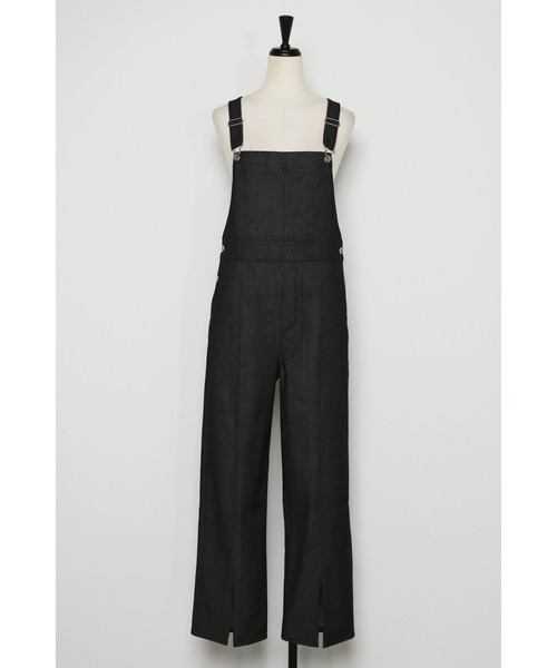 Bonjour Sagan（ボンジュールサガン）の「フロントスリットデニムサロペット（サロペット/オーバーオール・レディース・ブラック/ブラウン・FREE）」の21枚目の写真