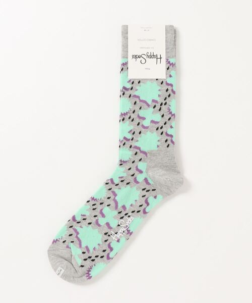 Happy Socks（ハッピーソックス）の「【66】【HAPPY SOCKS】デザインソックス（ソックス/靴下・メンズ・ブラック/パープル/ネイビー/レッド/ピンク/イエロー/ブルー/ブルー系その他/レッド系その他/イエロー系その他/ブラック系その他/ブラック系その他2/ホワイト/ライトグリーン/グリーン/パープル系その他/レッド系その他2/レッド系その他3/オレンジ系その他/ピンク系その他2/ブルー系その他2/ブルー系その他3/グレー/ブルー系その他4/グリーン系その他・MEDIUM）」の6枚目の写真