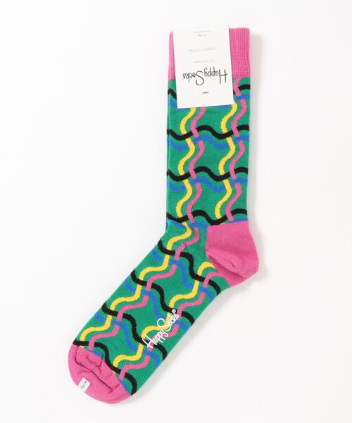 Happy Socks（ハッピーソックス）の「【66】【HAPPY SOCKS】デザインソックス（ソックス/靴下・メンズ・ブラック/パープル/ネイビー/レッド/ピンク/イエロー/ブルー/ブルー系その他/レッド系その他/イエロー系その他/ブラック系その他/ブラック系その他2/ホワイト/ライトグリーン/グリーン/パープル系その他/レッド系その他2/レッド系その他3/オレンジ系その他/ピンク系その他2/ブルー系その他2/ブルー系その他3/グレー/ブルー系その他4/グリーン系その他・MEDIUM）」の7枚目の写真