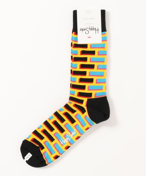 Happy Socks（ハッピーソックス）の「【66】【HAPPY SOCKS】デザインソックス（ソックス/靴下・メンズ・ブラック/パープル/ネイビー/レッド/ピンク/イエロー/ブルー/ブルー系その他/レッド系その他/イエロー系その他/ブラック系その他/ブラック系その他2/ホワイト/ライトグリーン/グリーン/パープル系その他/レッド系その他2/レッド系その他3/オレンジ系その他/ピンク系その他2/ブルー系その他2/ブルー系その他3/グレー/ブルー系その他4/グリーン系その他・MEDIUM）」の5枚目の写真